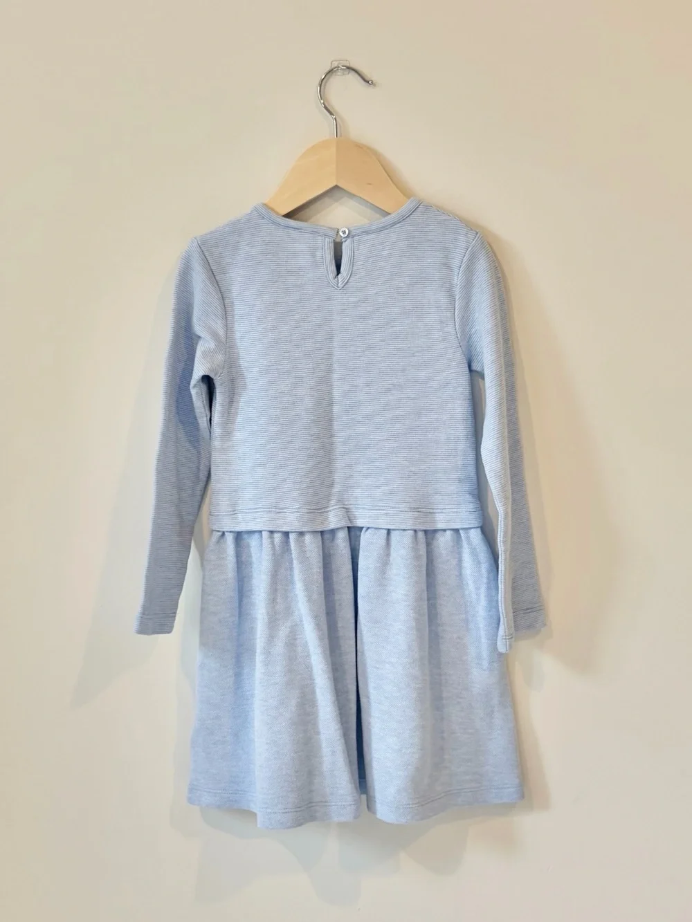 Vineyard Vines Girls Light Blue Long Sleeve Dress Size 6